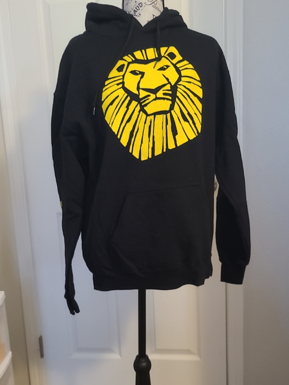 Disney Black Tee with White The Lion King Print